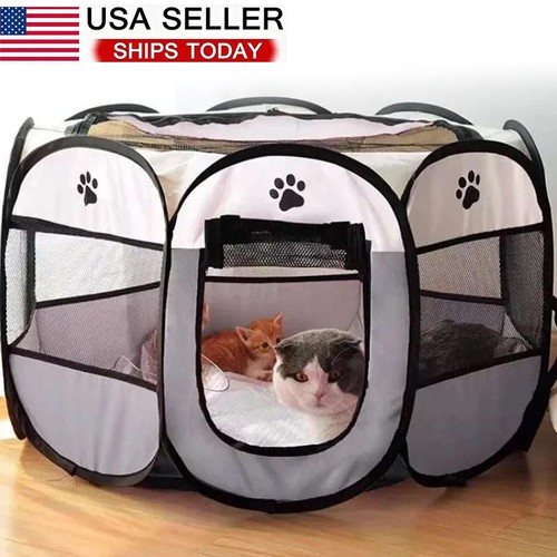 Portable pet playpen foldable - portable,