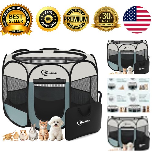 Dog cat playpen puppy pet - playpen,