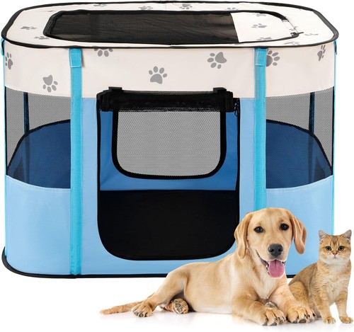 Portable dog cat playpen - dog,