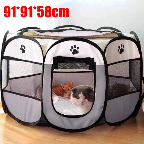 Portable pet playpen foldable - pet,