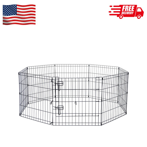 Panel metal dog playpen - dog,