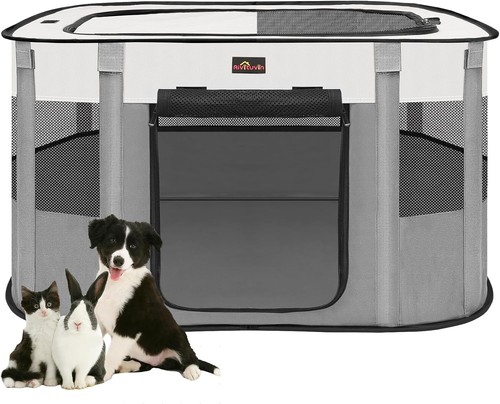 Foldable pet playpen for dogs - pet,