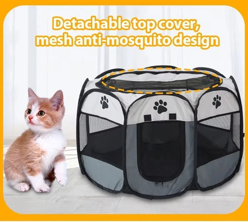 Folding pop pet playpen - pet,
