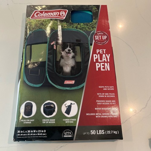 New box coleman pet - in,