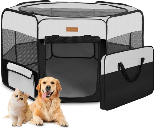 Portable dog playpen - portable, playpen,