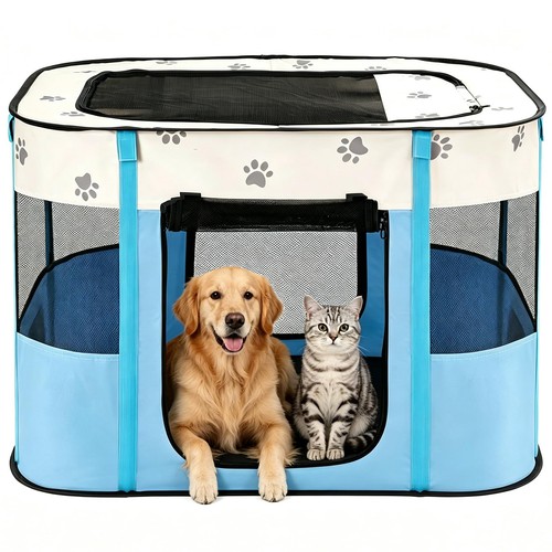 Portable dog cat playpen - dog,