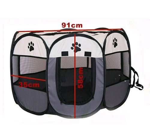 Large foldable fabric dog - fabric,