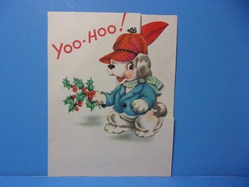 Vintage christmas greeting - christmas,