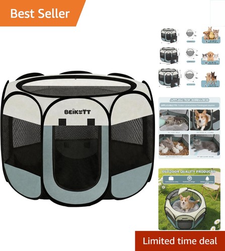 Convenient pop pet playpen - pop-up,