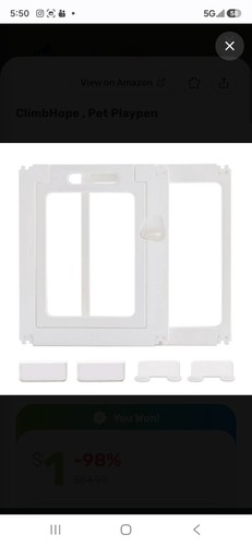 Climbhope pet playpen - climbhope, 40