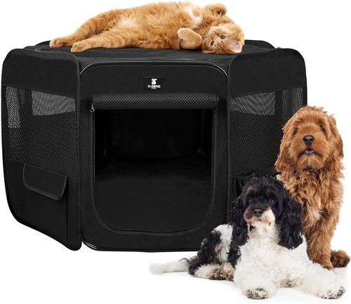 Foldable dog playpen portable - foldable, playpen,