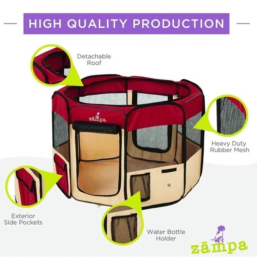 Zampa popup pet - popup, playpen
